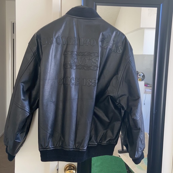 Vintage Levis Reversible Leather Jacket - Picture 2 of 4